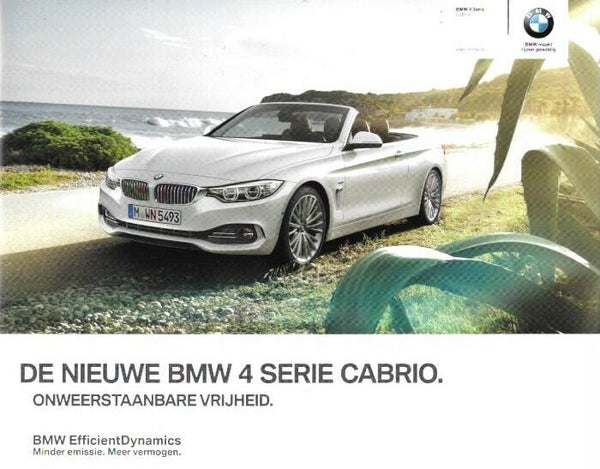 BMW 4 F33 - 2013/NL - De nieuwe BMW 4 Serie Cabrio. - INTRODUCTIEBROCHURE