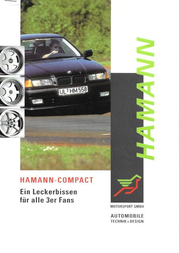 BMW Hamann 3 E36/5 - 1994/D (incl. prijslijst)