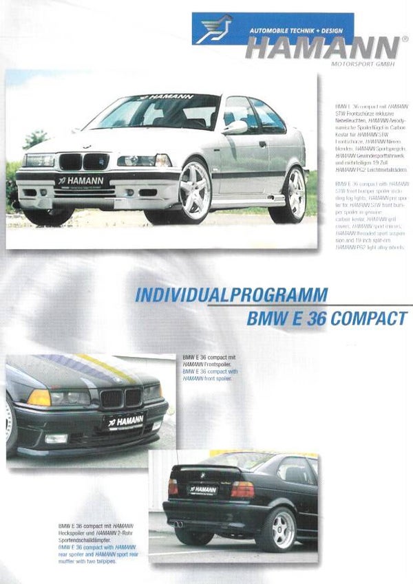 BMW Hamann 3 E36/5 compact - ?/D/EN