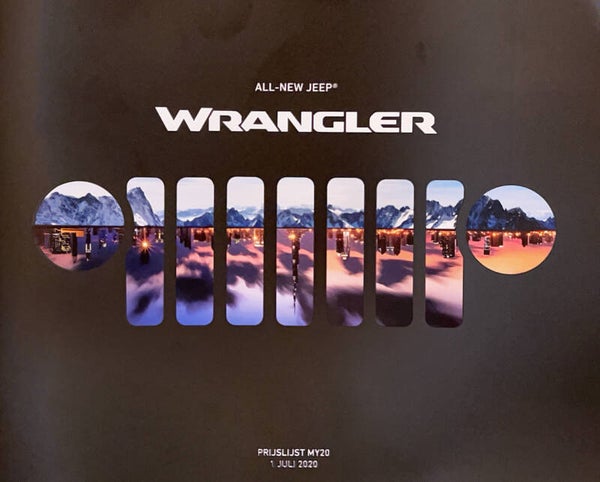 Jeep Wrangler - Prijslijst/brochure 1 juli 2020