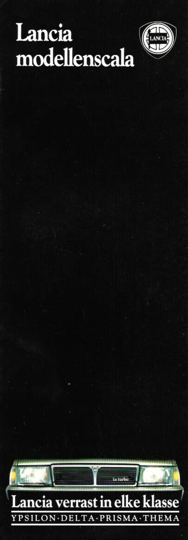 Lancia Modellenscala (ca. 1985/NL)