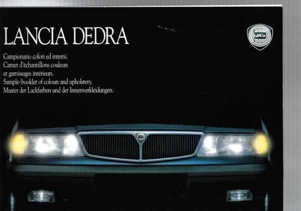 Lancia Dedra kleuren (1991/I/F/EN/D)