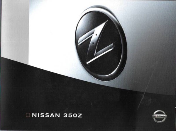 Nissan 350Z - 2003/NL (MAP MET BROCHURE, PRIJSLIJST EN CD)