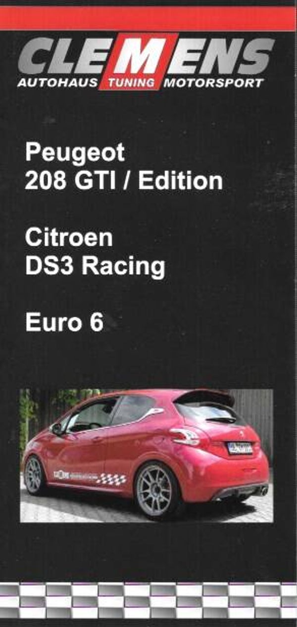Peugeot 208 GTI / Citroën DS3 Racing - 2020/D - Clemens Tuning