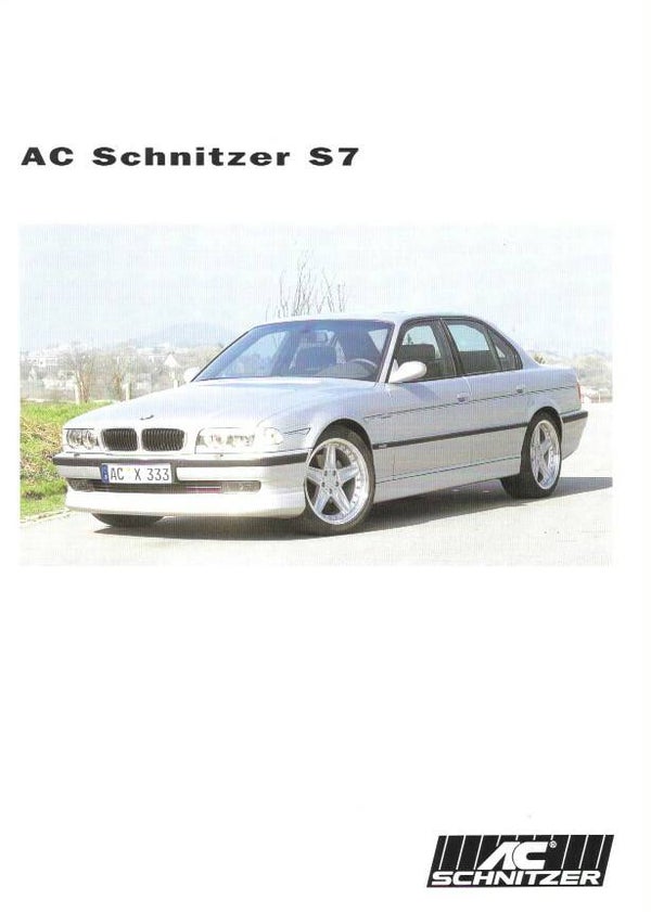 AC Schnitzer BMW 7 E38 - 1997/D - S7