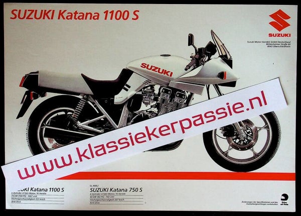 Suzuki Katana 1100 S / 750 S