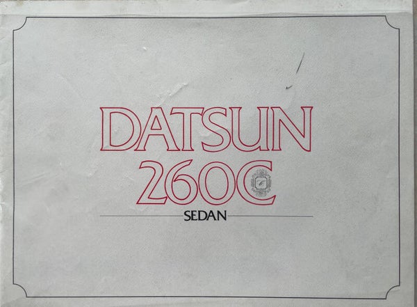 Datsun 260C Sedan - USA/1974