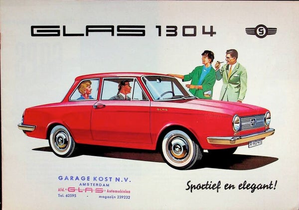 Glas 1304 - 1966/NL (incl. prijslijst en persoonlijke brief)