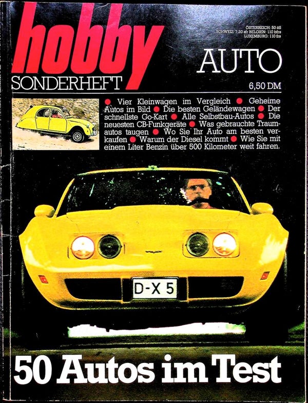 hobby Sonderheft 1977 - Porsche, Citroen, Fiat, Renault, Mini, Tatra