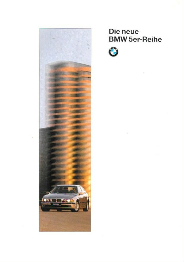 BMW 5 E39 - 1995/D - Die neue BMW 5er-Reihe