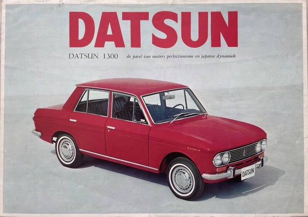 Datsun 1300 - ca. 1967/NL - de parel van oosters perfectionisme en japanse dynamiek