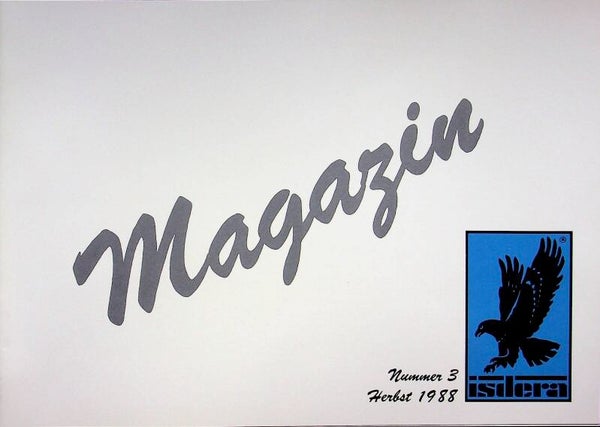 Isdera - Magazin Nummer 3Herbst 1988 - ZEER ZELDZAAM!!!