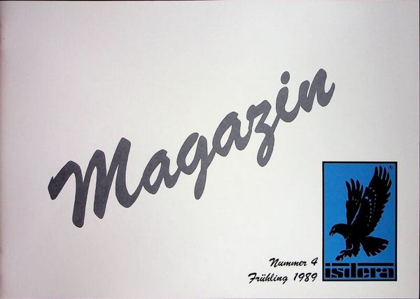 Isdera - Magazin Nummer 4 Frühling 1989 - ZEER ZELDZAAM!!!