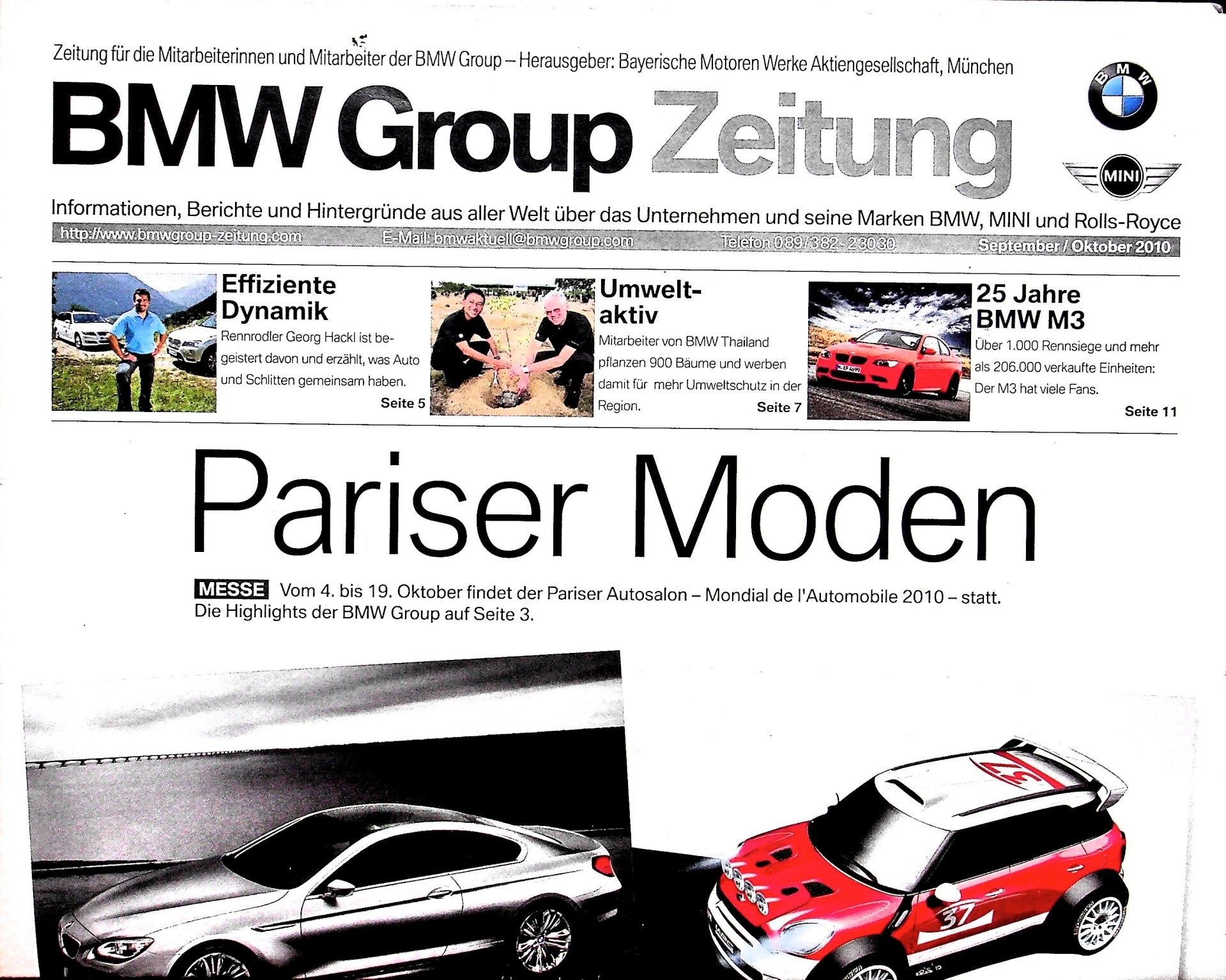 BMW - Group Zeitung September/Oktober 2020