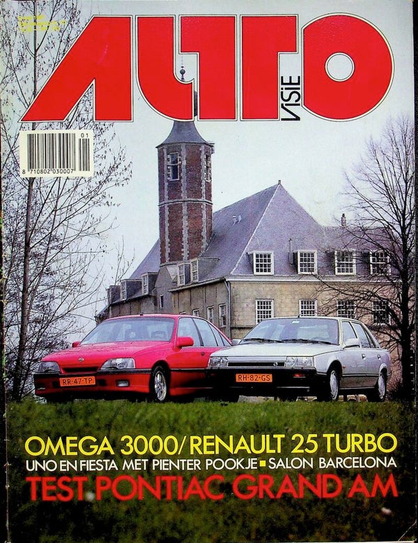Autovisie - 1987 Nr. 10 - Pontiac, Opel, Renault, Saab