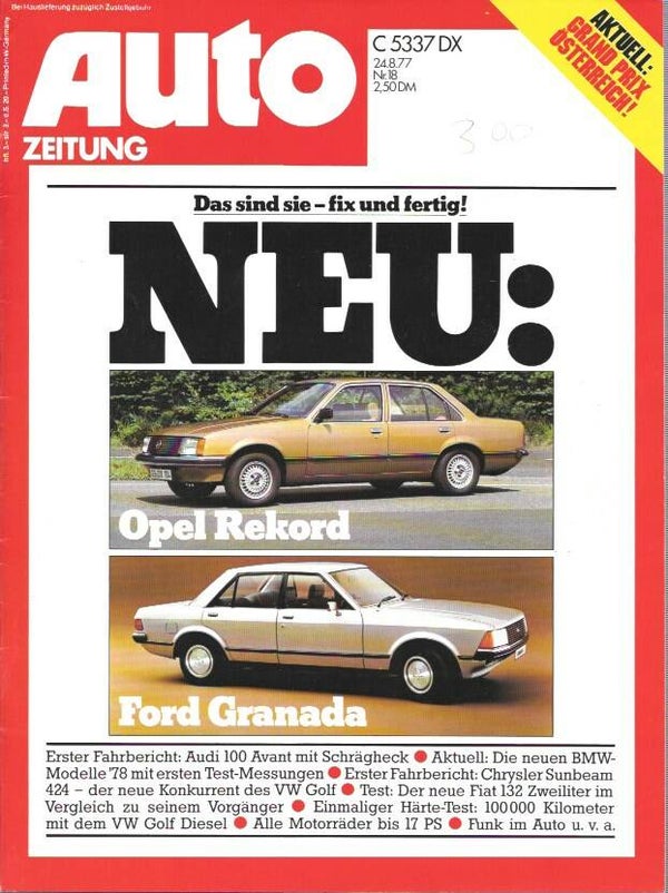 Auto Zeitung - 1977 Nr. 18