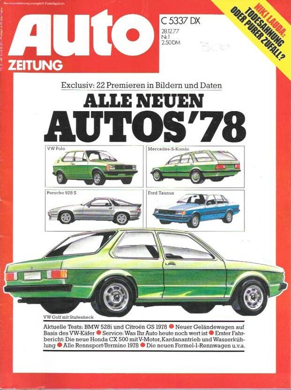 Auto Zeitung - 1978 Nr. 01