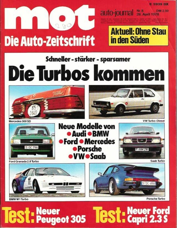 Mot - 1978 Nr. 08 - Ford, Peugeot