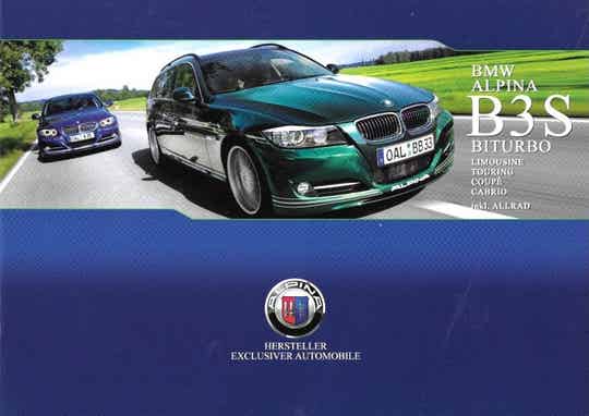 Alpina - 2010/D - B3 S Biturbo Limousine Touring Coupé Cabrio inkl. Allrad