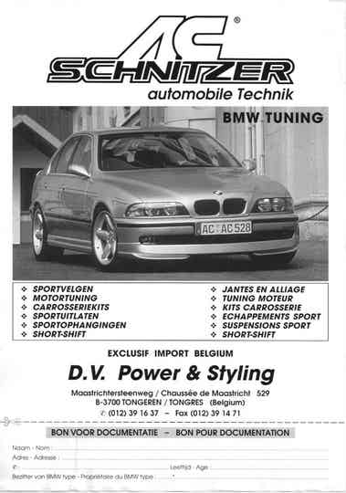 AC Schnitzer BMW 5 E39 - ca. 2004/BE