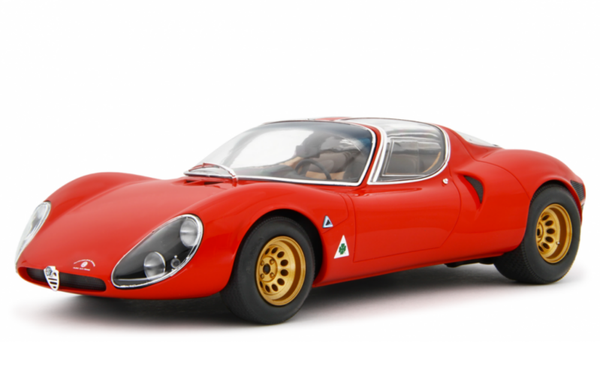 Alfa Romeo 33 Coupé Stradale 1967 'Museum Version' - 1/12 Laudoracing LM153A-12 - EIGEN VERZAMELING, VERKOOP OP AANVRAAG