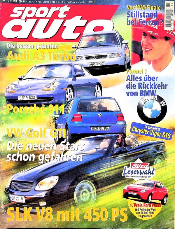 Sport Auto - 1997 Nr. 10 - BMW, VW, Mercedes, Audi, Ford