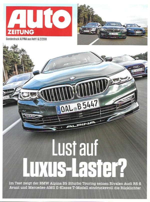 Alpina - 2018/D - B5 Biturbo Touring Autozeitung Sonderdruck