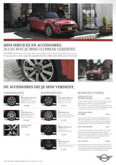 Mini - 2020/NL - Clubman Services en Accessoires