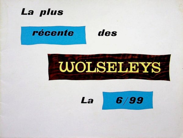 Wolseley 6/99 - 1959/F