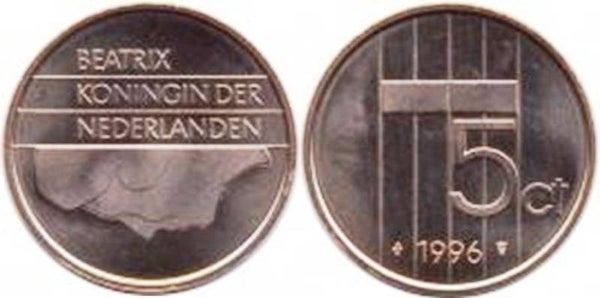 Pièce - 5 cents Nederland - Beatrix