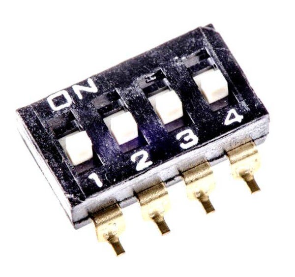 Interrupteur - Codage DIP CMS - A6S4104H