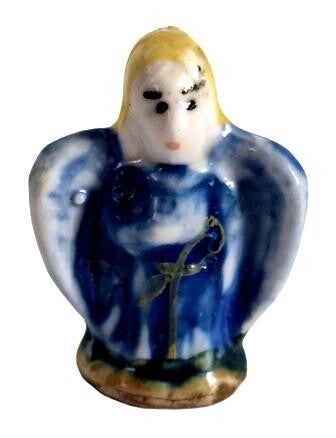 Fève ancienne - L'Ange bleu