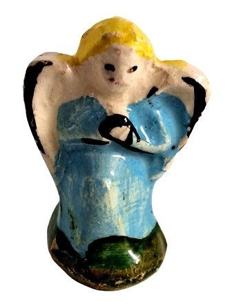 Fève ancienne - L'Ange à genoux