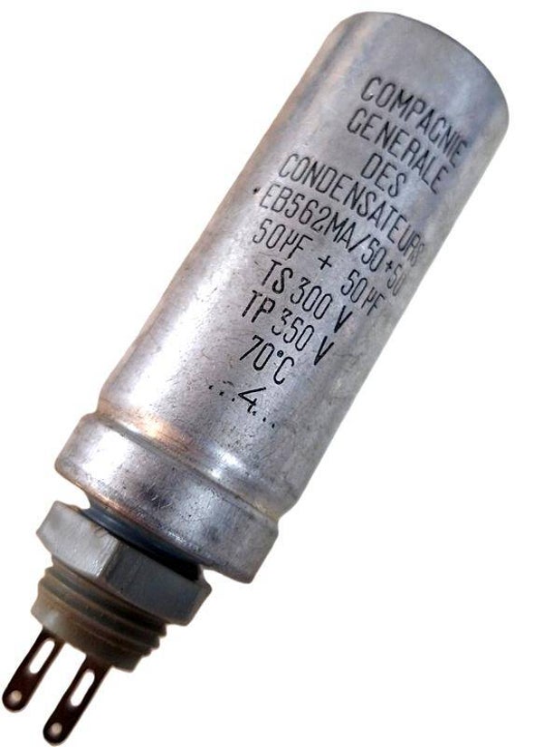 Condensateur Aluminium - 50+50MF 300V
