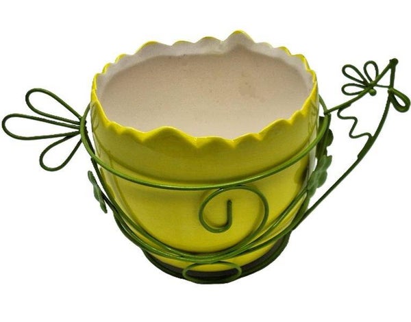 Cache pot coquille d'œuf