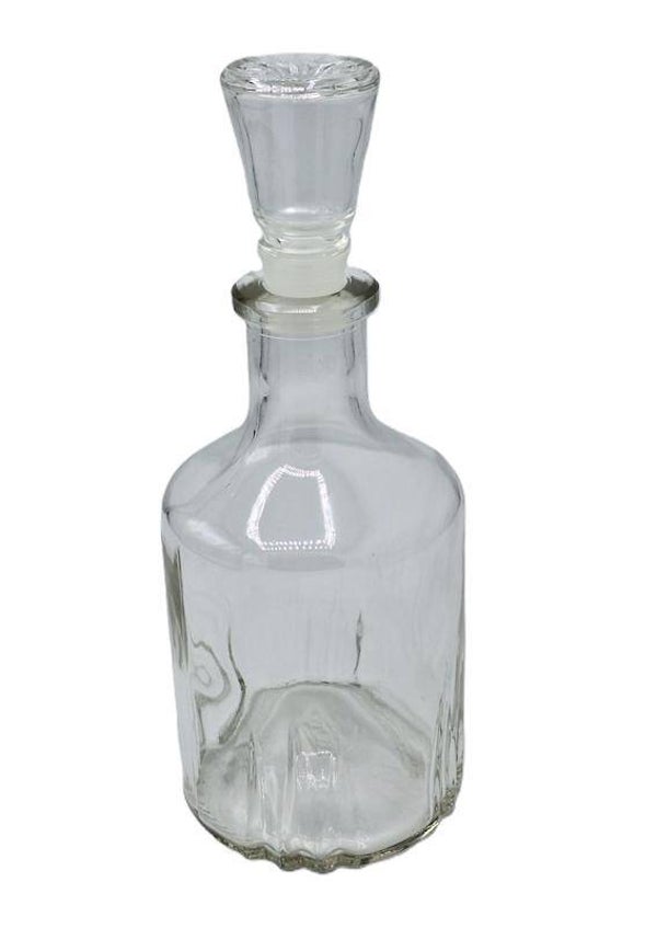 Carafe à alcool simple en verre