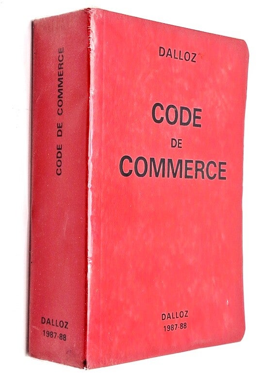 Code de commerce 1987-88 - Dalloz