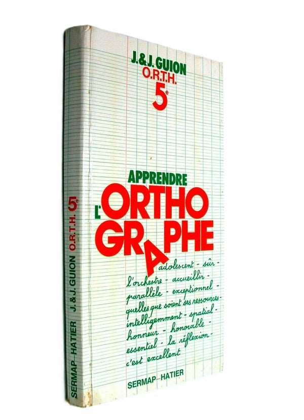 Apprendre L'orthographe
