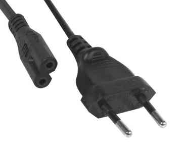 Cordon alimentation IEC 2 Pôles