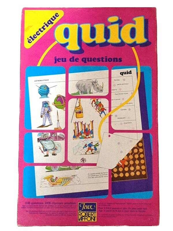 Jeu Quid de questions, électrique