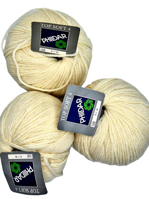 Pelote de fil à tricoter (3 pelotes)