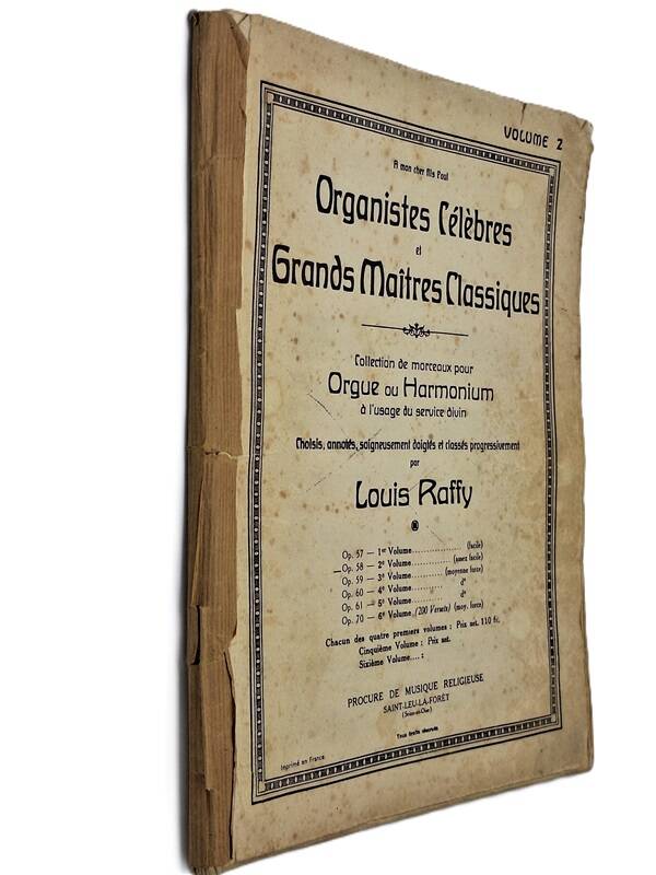 Organistes célèbres et grands maitres classiques