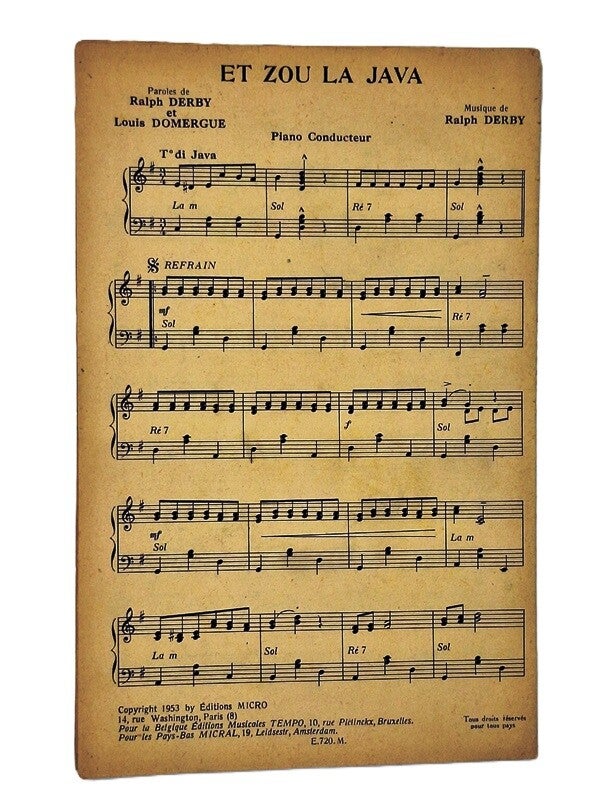 Partition Et Zou la Java