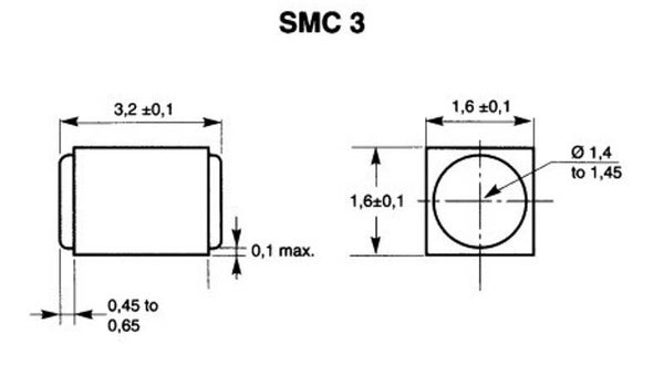 Résistance - CMS SMC3  1% (Lot de 5)