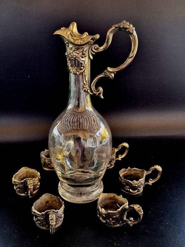 Service à liqueur Louis XV