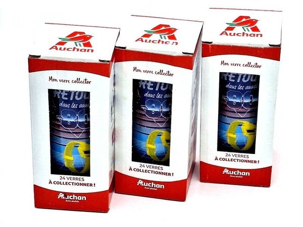 Verre Collector " Retour dans les Années 80" (Lot de 3)