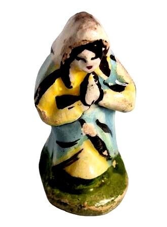 Fève ancienne - La Vierge Marie