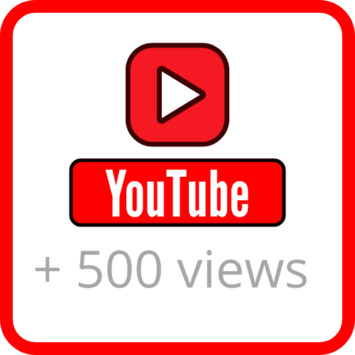 🎥 500 YouTube Views – Real Active Views (RAV™)