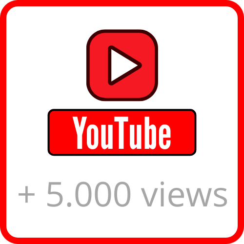 🎥 5000 YouTube Views – Real Active Views (RAV™)
