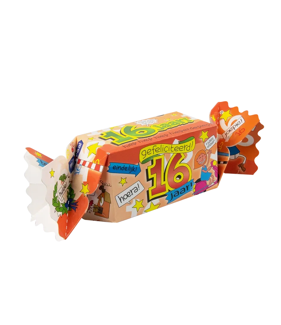 Snoepverpakking: 16 Jaar